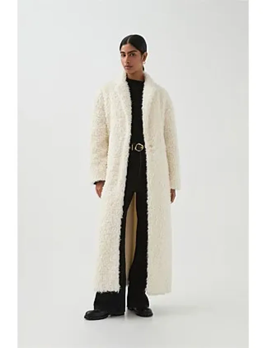Aje Alpine Coat Ivory for rent on The Volte - main image