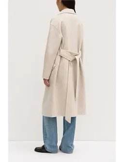Assembly Label Sadie Single Breasted Wool Coat Oat Marle Size 10/M for rent on The Volte - image 4