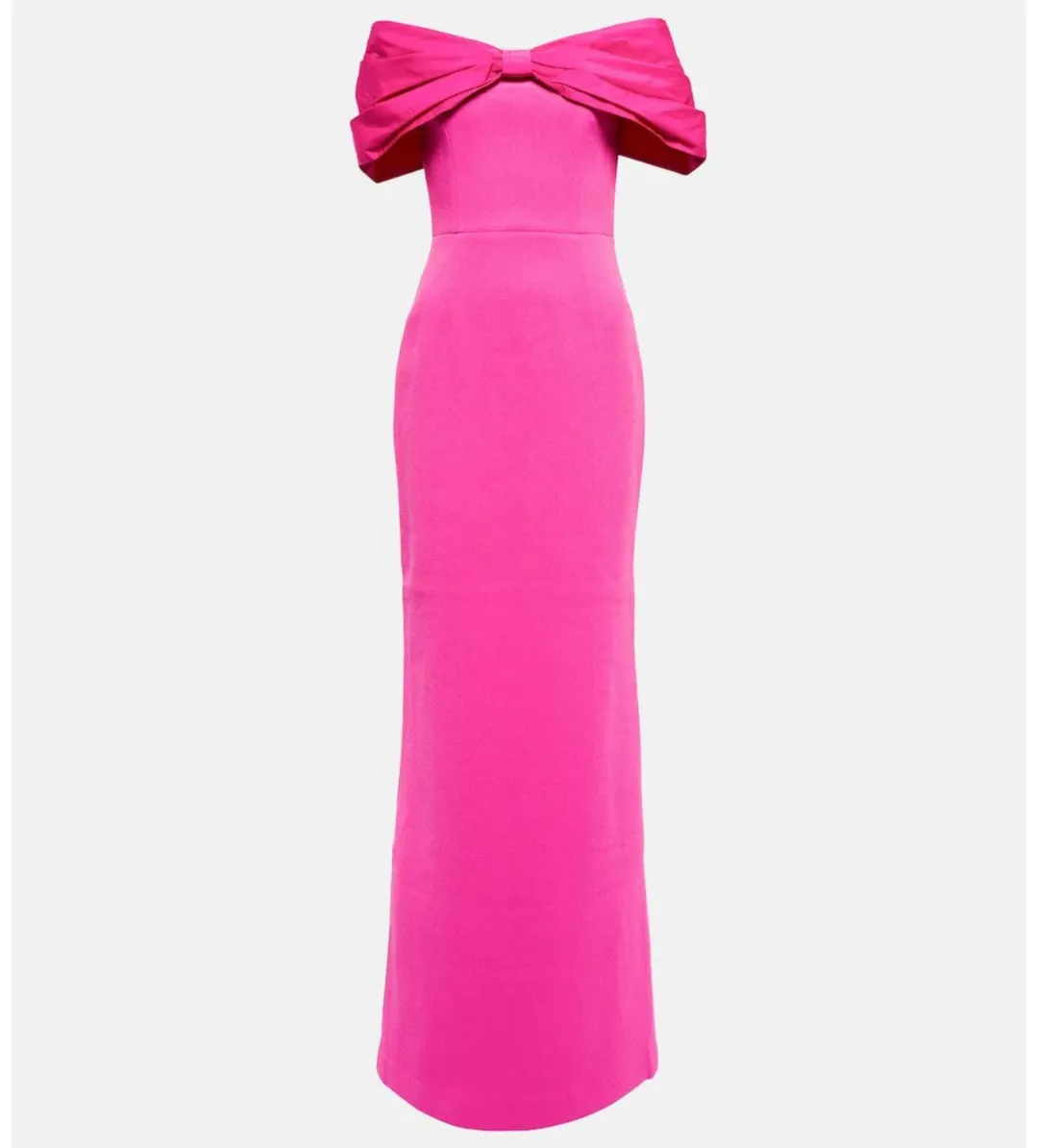 Rebecca Vallance Cupids Bow Gown Maxi Dress in Pink Size Small/ AU 8 for rent on The Volte - main image