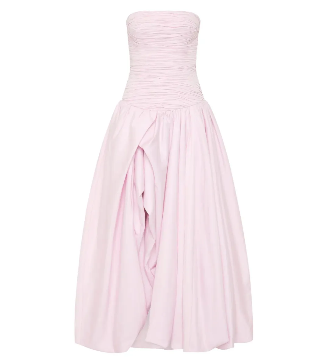 Aje Violette Bubble Hem Maxi Dress Pastel Pink Size AU 12 for rent on The Volte - main image