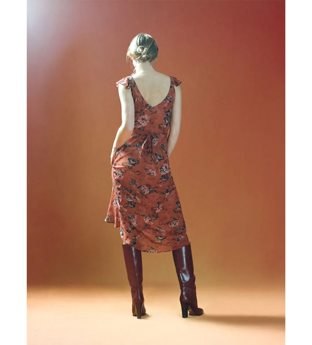 Realisation Par Lila Maxi Dress in Rosa Size AU 8  for rent on The Volte - main image