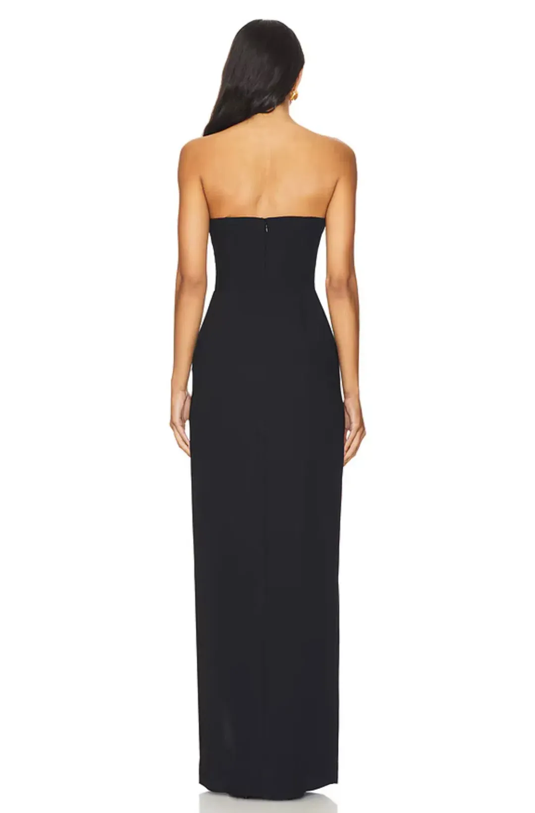 Amanda Uprichard  Ivy Maxi Gown Black Size S / Size 8 for rent on The Volte - main image