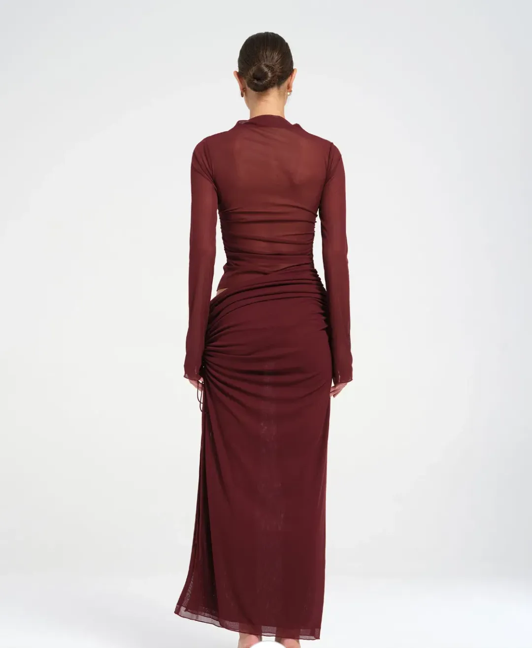 BENNI Mable Maxi Dress Plum Size S AU 8 for rent on The Volte - main image