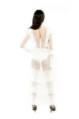 Dinah Dress White for rent on The Volte - image 3