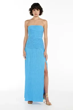 Manning Cartell Cerulean Double Time Strapless Dress in Blue Size 4 for rent on The Volte - image 1