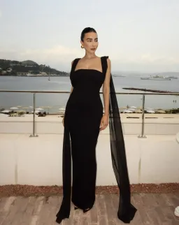 Love Nookie Zephyr Gown Maxi Black Size AU 8 for rent on The Volte - image 5