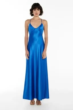 Manning Cartell Blue Saturation Point Slip Dress Size 6 for rent on The Volte - image 1