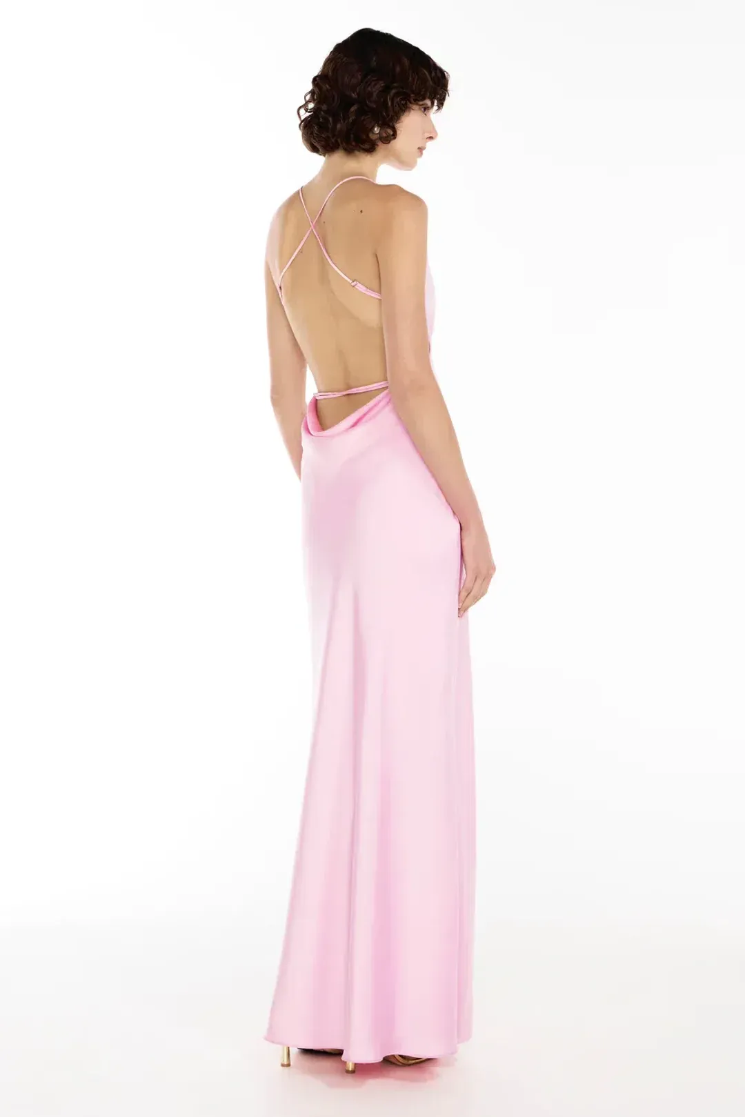 Manning Cartell Hydrangea Saturation Point Slip Dress in Pink Size 6 for rent on The Volte - main image
