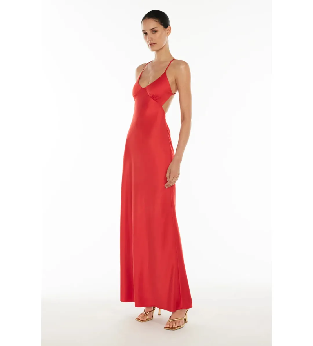 Manning Cartell Saturation Point Slip Dress in Red Size 6 for rent on The Volte - main image