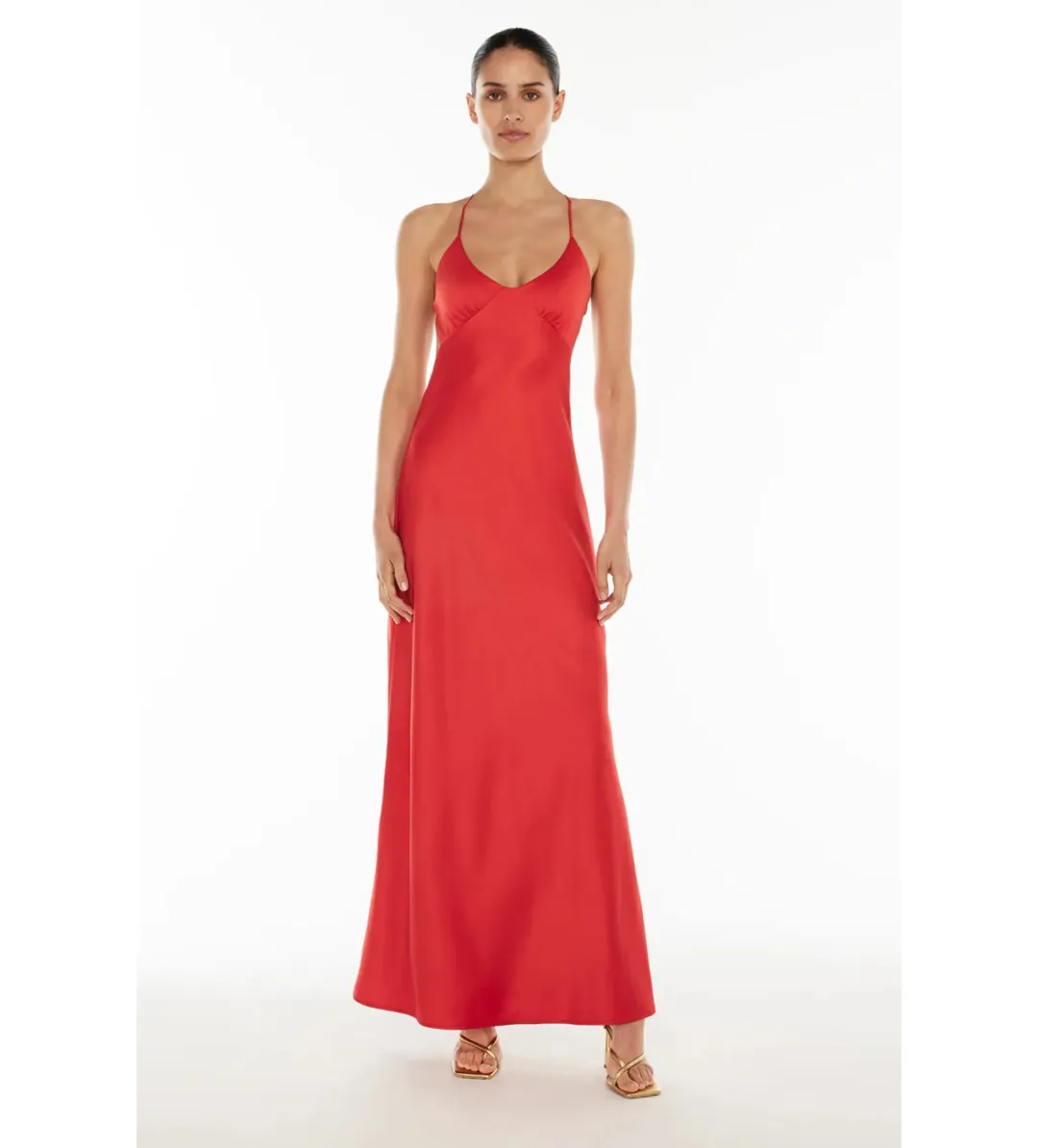 Manning Cartell Saturation Point Slip Dress in Red Size 8 for rent on The Volte - main image