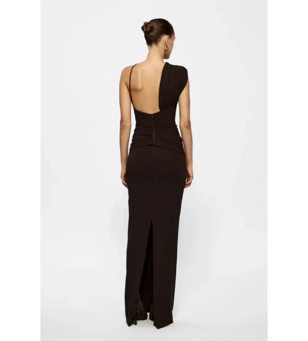 Effie Kats Greer Gown Brown Size 6 for rent on The Volte - main image
