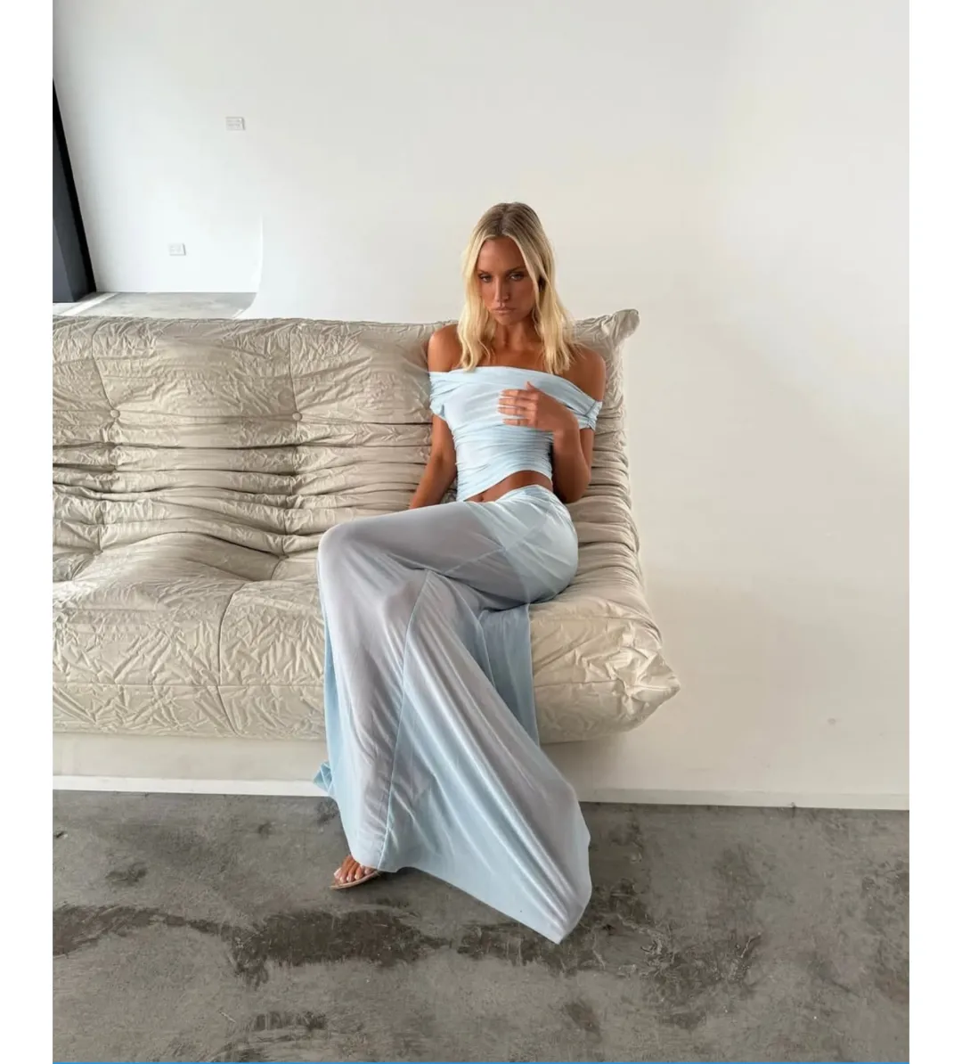 Ance Gria  Grace Set Blue Size S Au 8  for rent on The Volte - main image