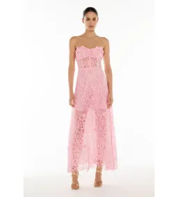 Manning Cartell Pink Tea Ceremony Maxi Dress In Pink Size 4  for rent on The Volte - image 1