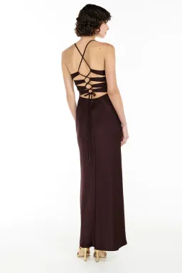 Manning Cartell Time to Shine Slip Maxi Dress Truffle Size AU 6 for rent on The Volte - image 3