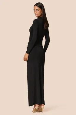 Love Nookie Kaia LS Maxi Dress Black Size AU 8 for rent on The Volte - image 3