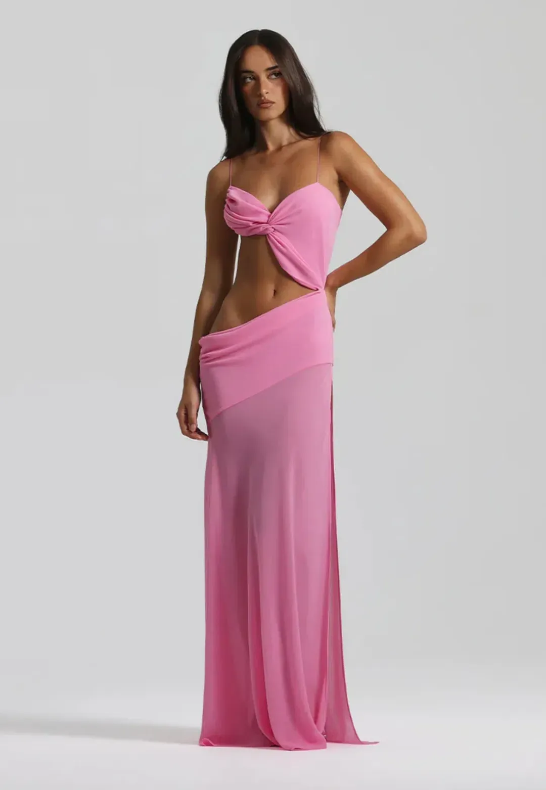 Natalie Rolt Pink Dahlia Dress Size AU 6 for rent on The Volte - main image