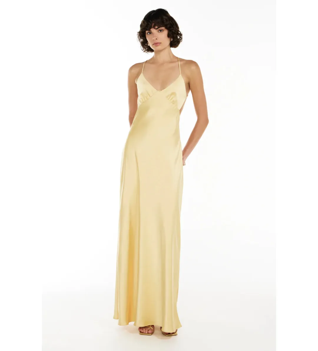 Manning Cartell Saturation Point Slip Dress Custard Size 6 for rent on The Volte - main image