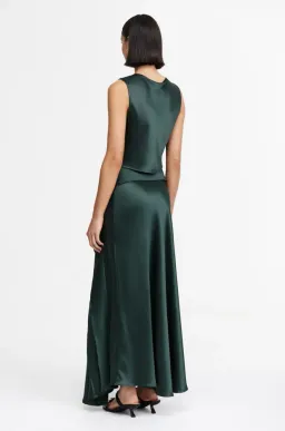 Acler Asney Top and Yewdale Maxi Skirt  Deep Olive Size 6 for rent on The Volte - image 3
