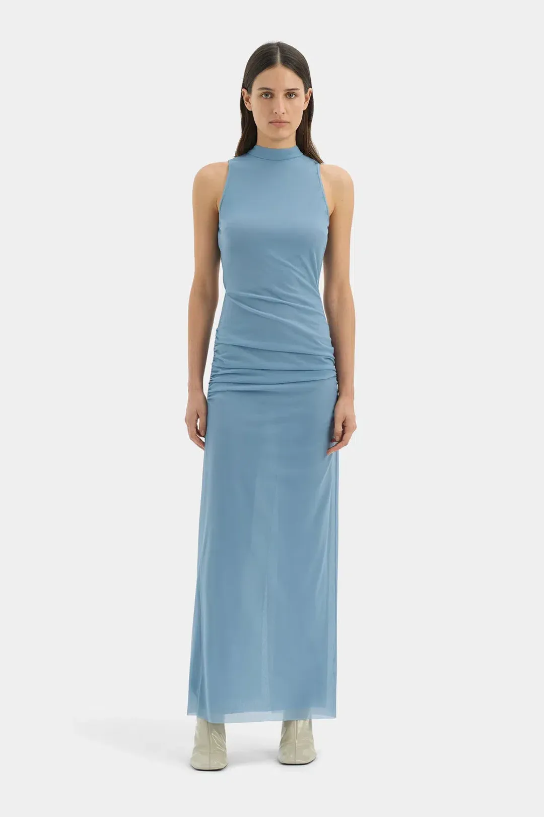 Sir the Label Ruby Open Back  Maxi Gown Aqua Size 8  for rent on The Volte - main image
