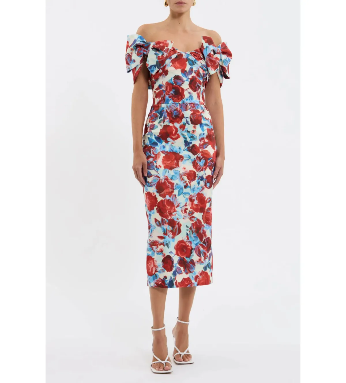 Rebecca Vallance Fleurette Midi Dress Floral Size 8 for rent on The Volte - main image