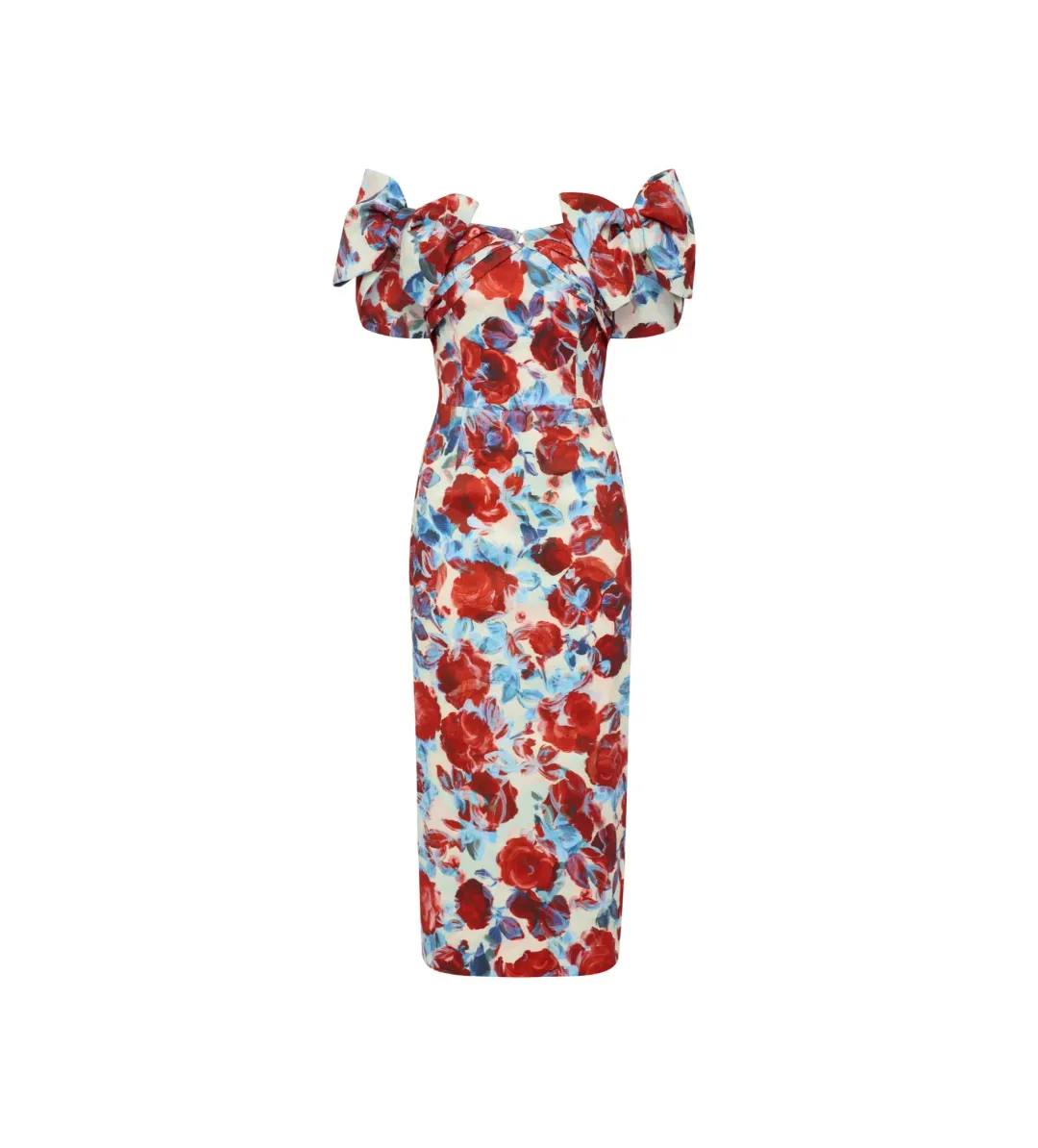 Rebecca Vallance Fleurette Midi Dress Floral Size 8 for rent on The Volte - main image