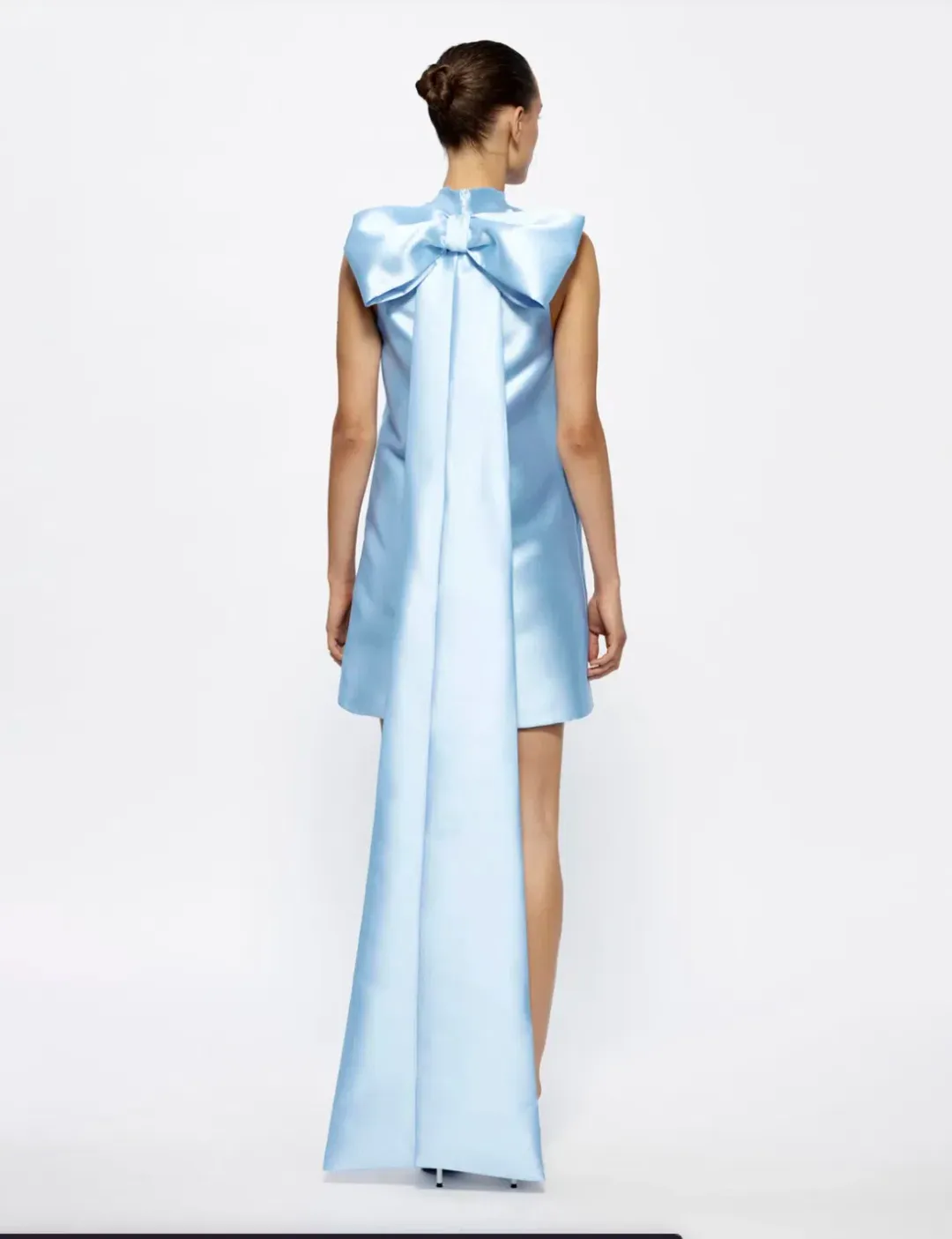 Effie Kats Jorja Mini dress in  Cornflower Blue Size AU 10 for rent on The Volte - main image