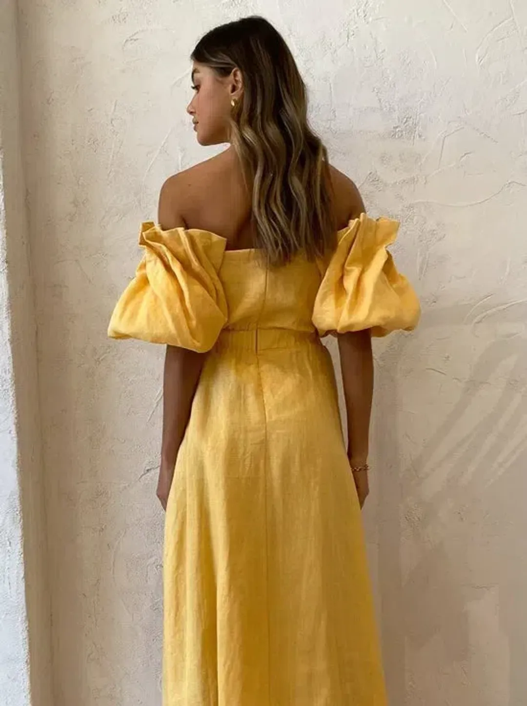 Sovere Noble Maxi Dress Buttercup Size AU 10 for rent on The Volte - main image