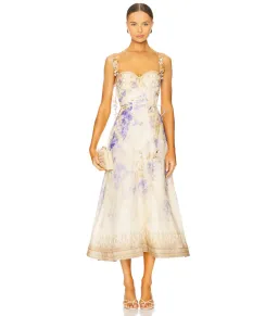 Zimmermann Dawning Picnic Dress in Lilac Floral Size 1 AU 10  for rent on The Volte - image 1