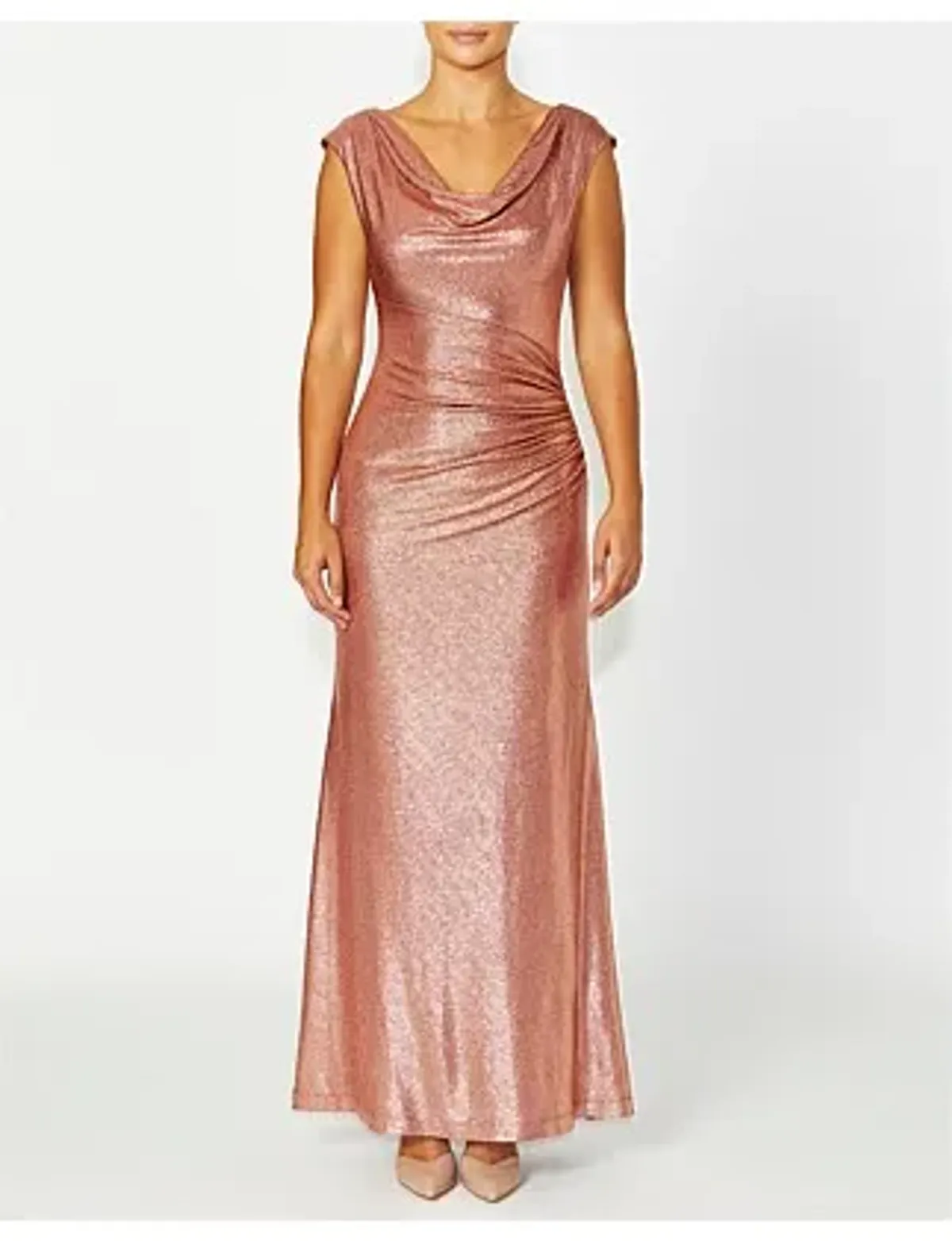Anthea Crawford ELSIE DARK MAUVE GOWN Size 18 for rent on The Volte - main image