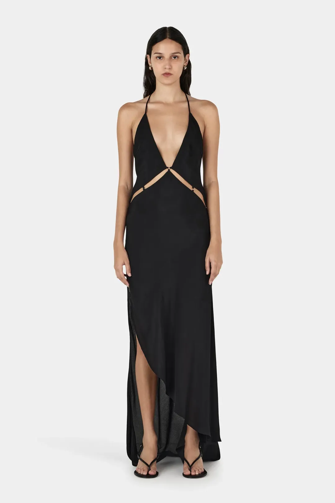 Hansen and Gretel Oscar Dress Black Size 6  for rent on The Volte - main image
