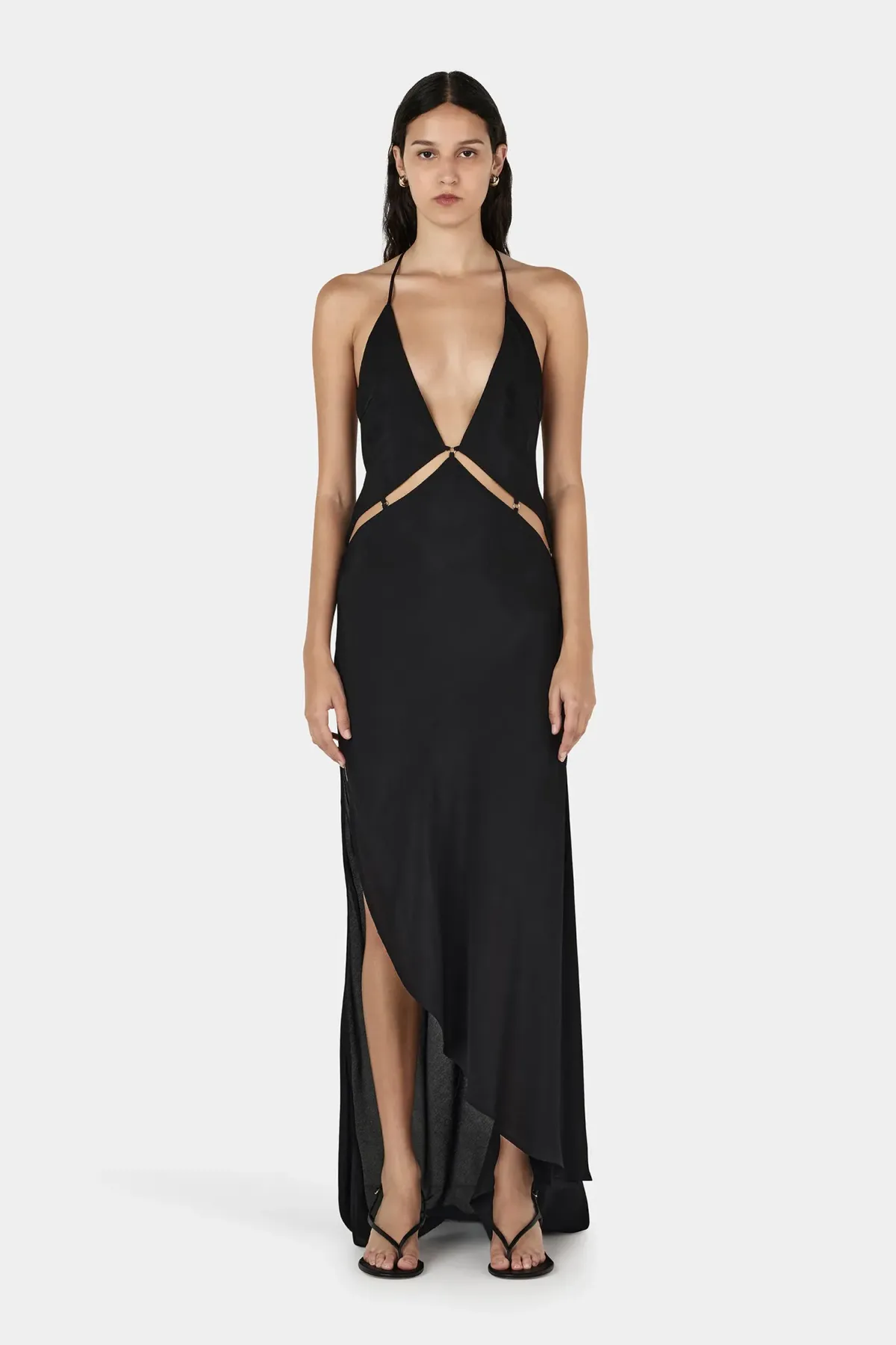 Hansen and Gretel Oscar Dress Black Size 6  for rent on The Volte - main image