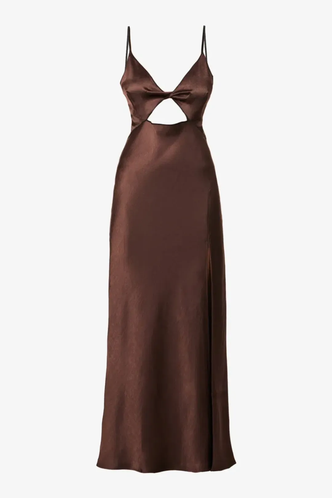 Bec and Bridge Hazel Maxi Dress in Chocolate Size AU 6 for rent on The Volte - main image