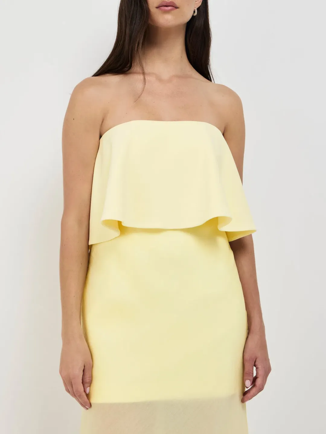 Sheike Gemini Maxi Dress Yellow Size 8 for rent on The Volte - main image