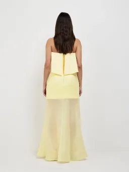 Sheike Gemini Maxi Dress Yellow Size 8 for rent on The Volte - image 3