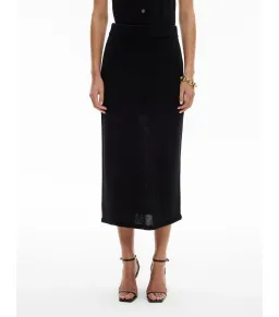 Witchery Knit Maxi Skirt Black Size  for rent on The Volte - image 4