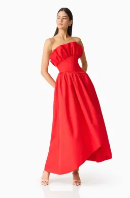 Elliatt Laurel Maxi Dress Red Size S / AU 8 for rent on The Volte - image 2