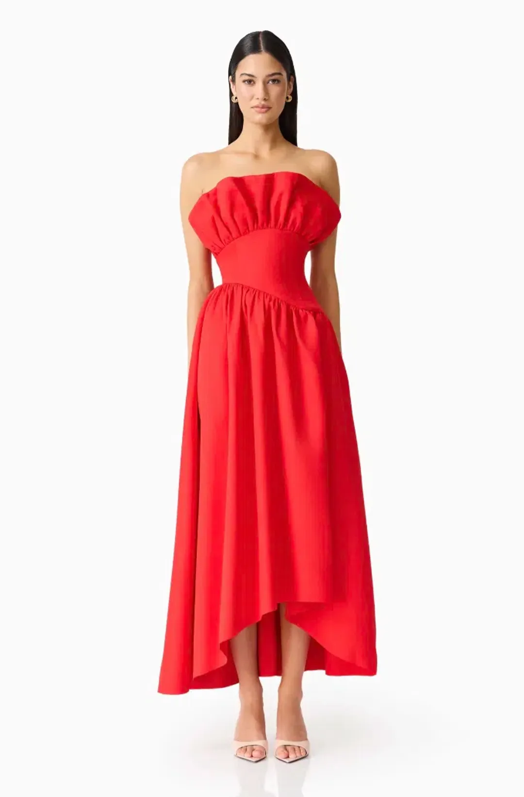 Elliatt Laurel Maxi Dress Red Size S / AU 8 for rent on The Volte - main image