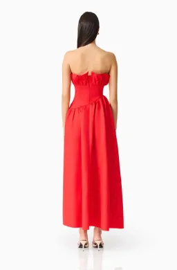 Elliatt Laurel Maxi Dress Red Size S / AU 8 for rent on The Volte - image 3