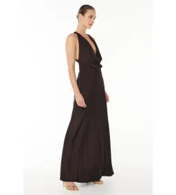 Manning Cartell Charmed Cowl Slip Dress In Dark Chocolate Size AU 8 for rent on The Volte - image 5