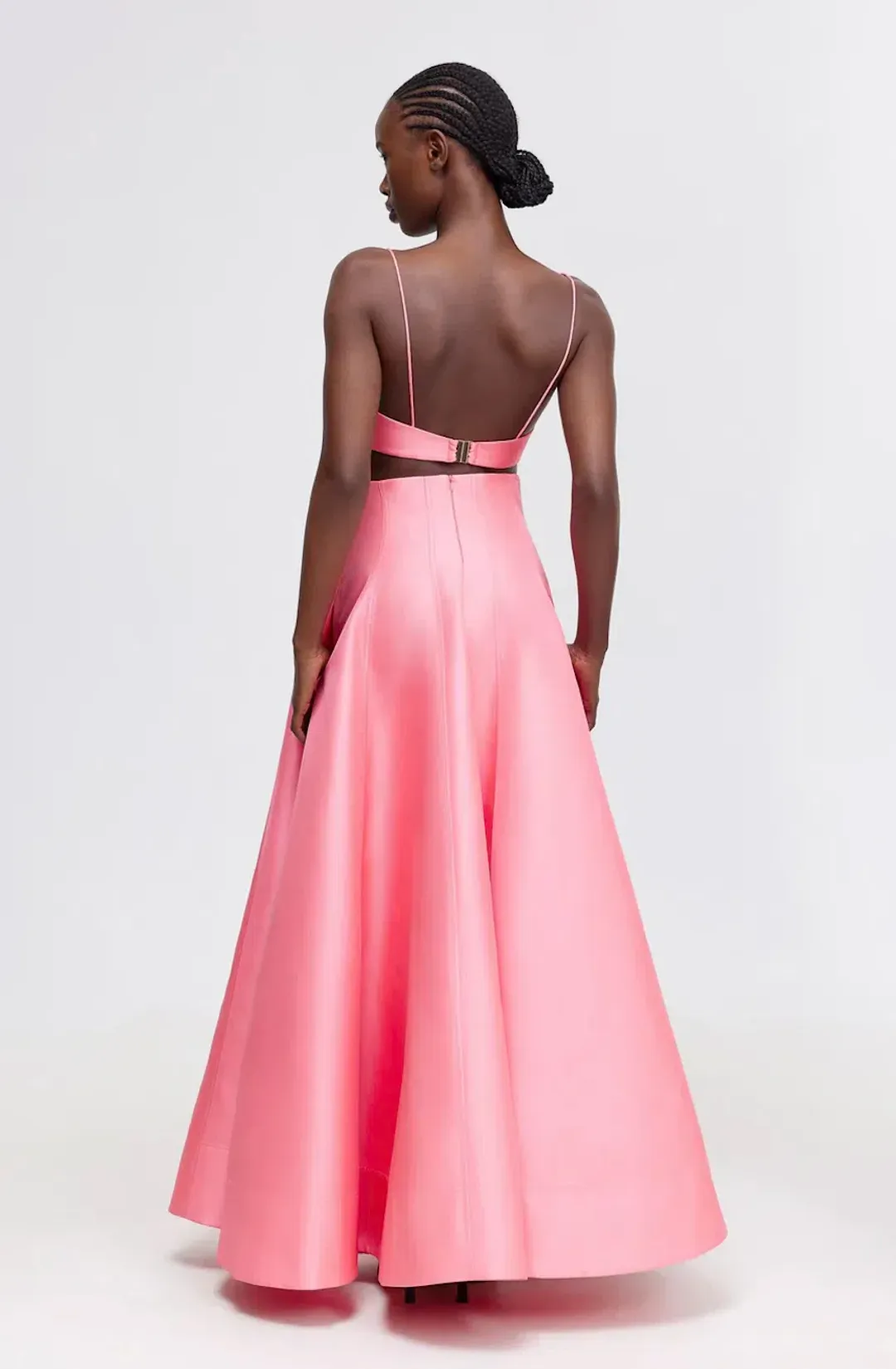 Acler Isla Set Maxi Skirt in Pink Rose Size AU 6 for rent on The Volte - main image