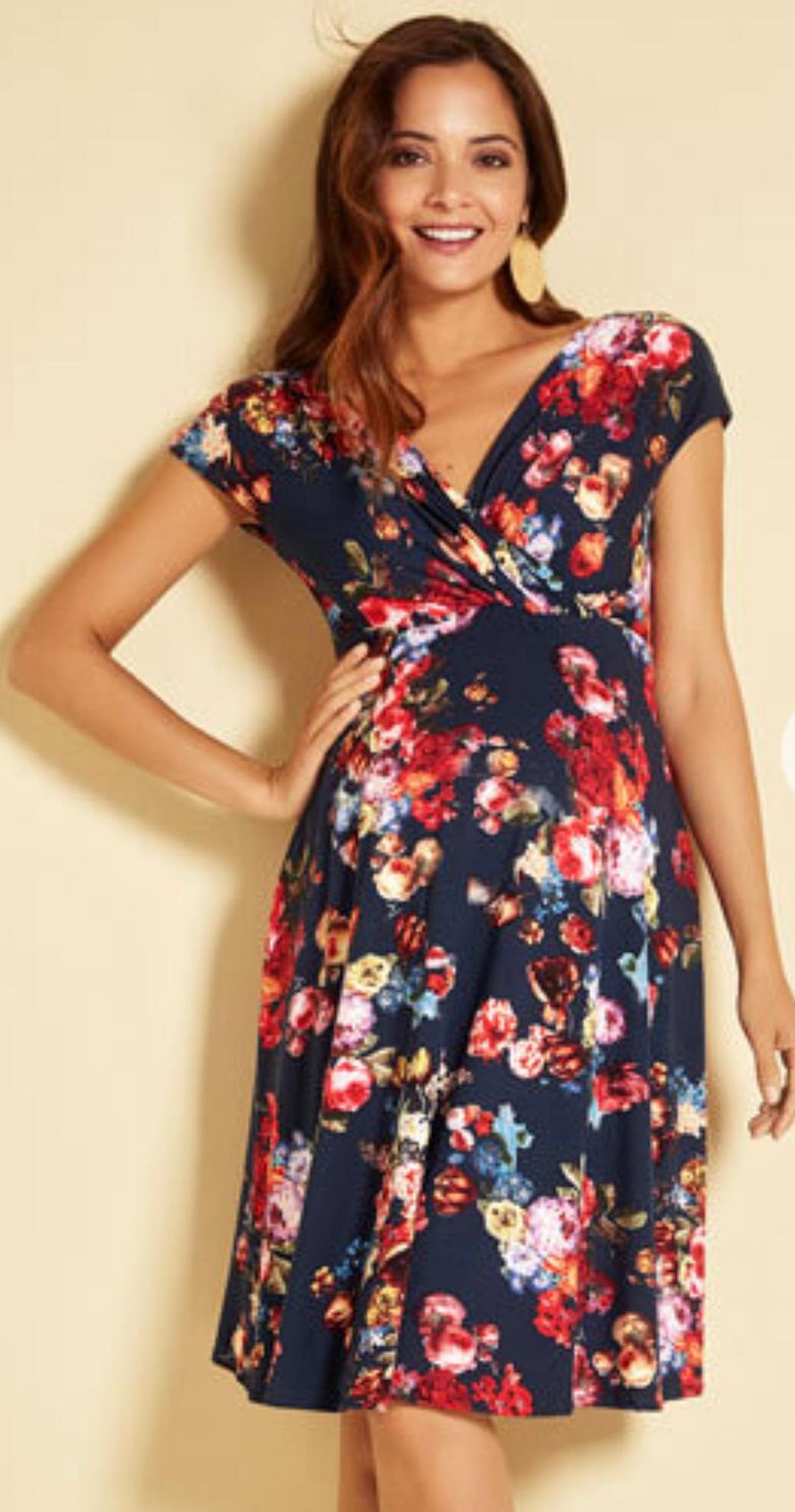 Tiffany Rose Alessandra Dress Midnight Garden size 6-8 for rent on The Volte - main image
