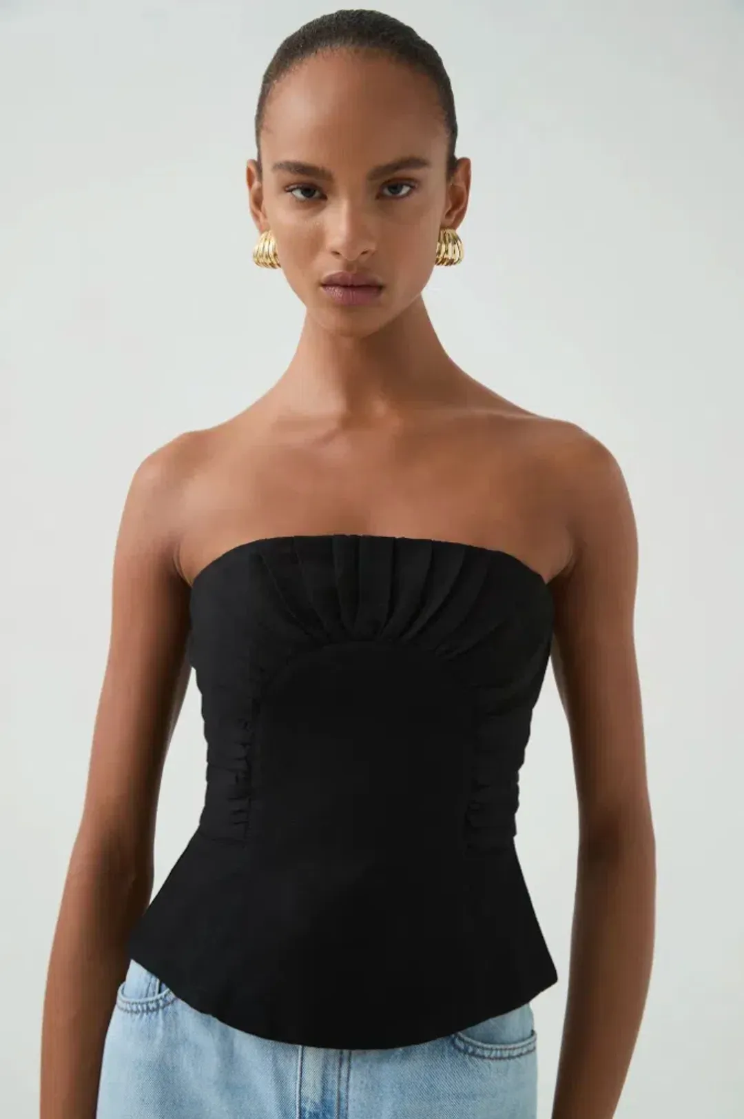 Aje Otta Bustier Black Size 6  for rent on The Volte - main image