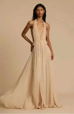 Arcina Ori Florence Maxi Dress Stone Size XS / AU 6 for rent on The Volte - image 1