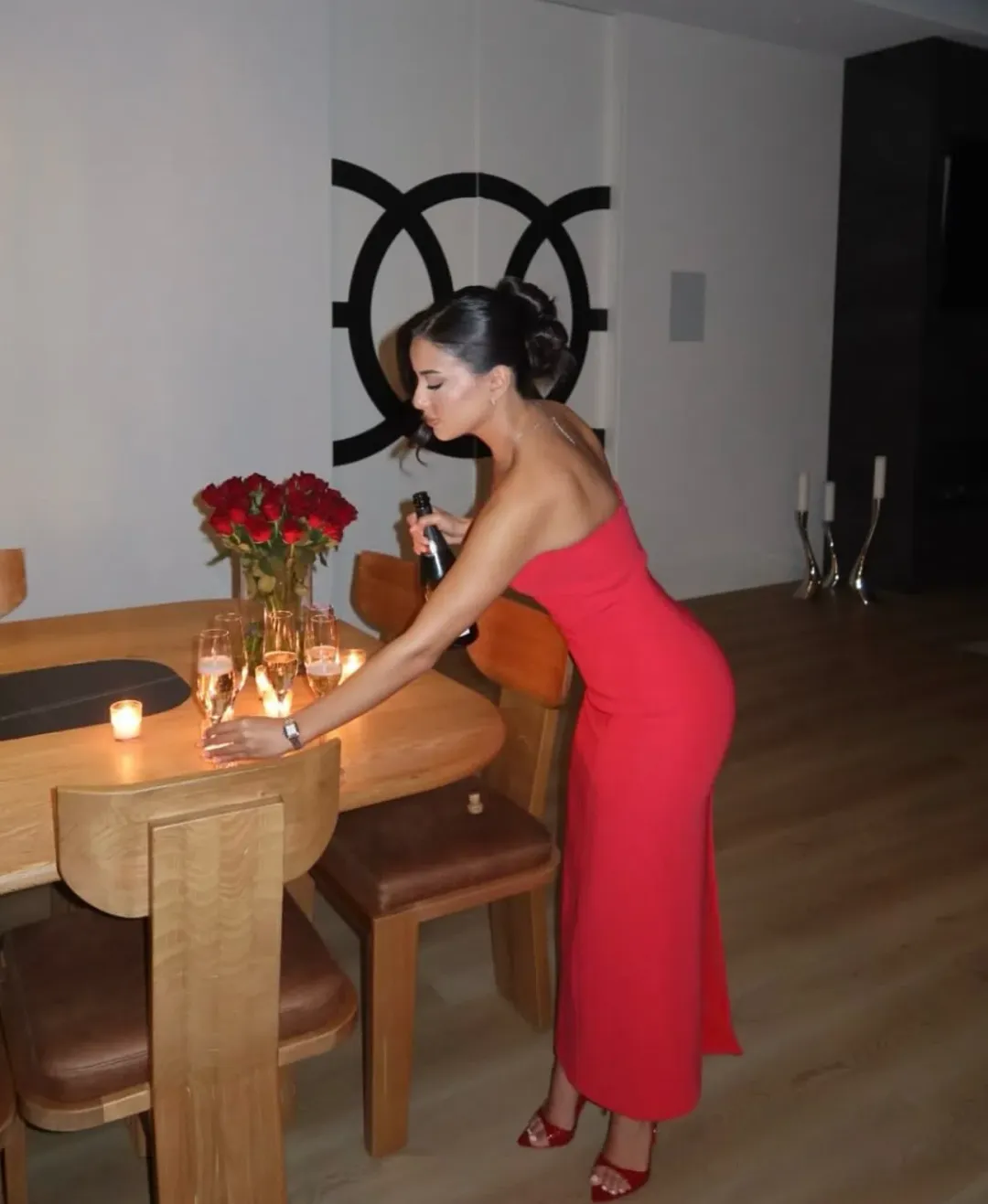 Rayane Bacha Margot Maxi Dress Red Size 8 for rent on The Volte - main image