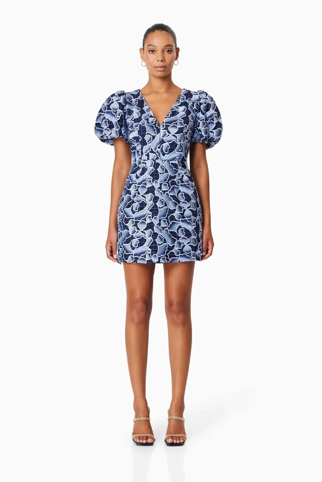 Elliatt Mila Mini Dress In Blue Size 6 for rent on The Volte - main image