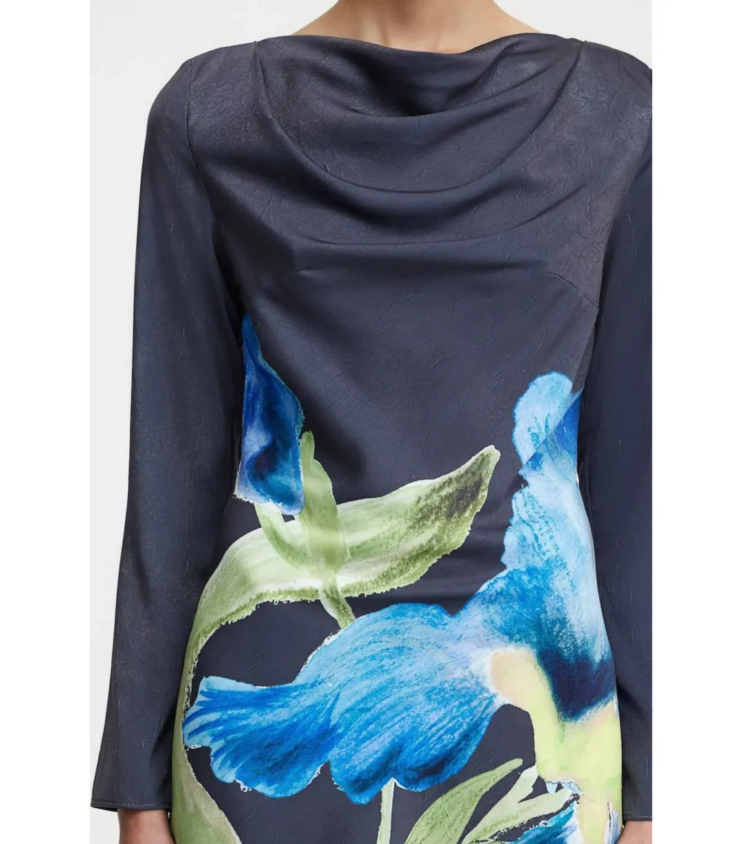 Significant Other The Merida Mini Dress in Midnight Botanic Size AU 8 for rent on The Volte - main image