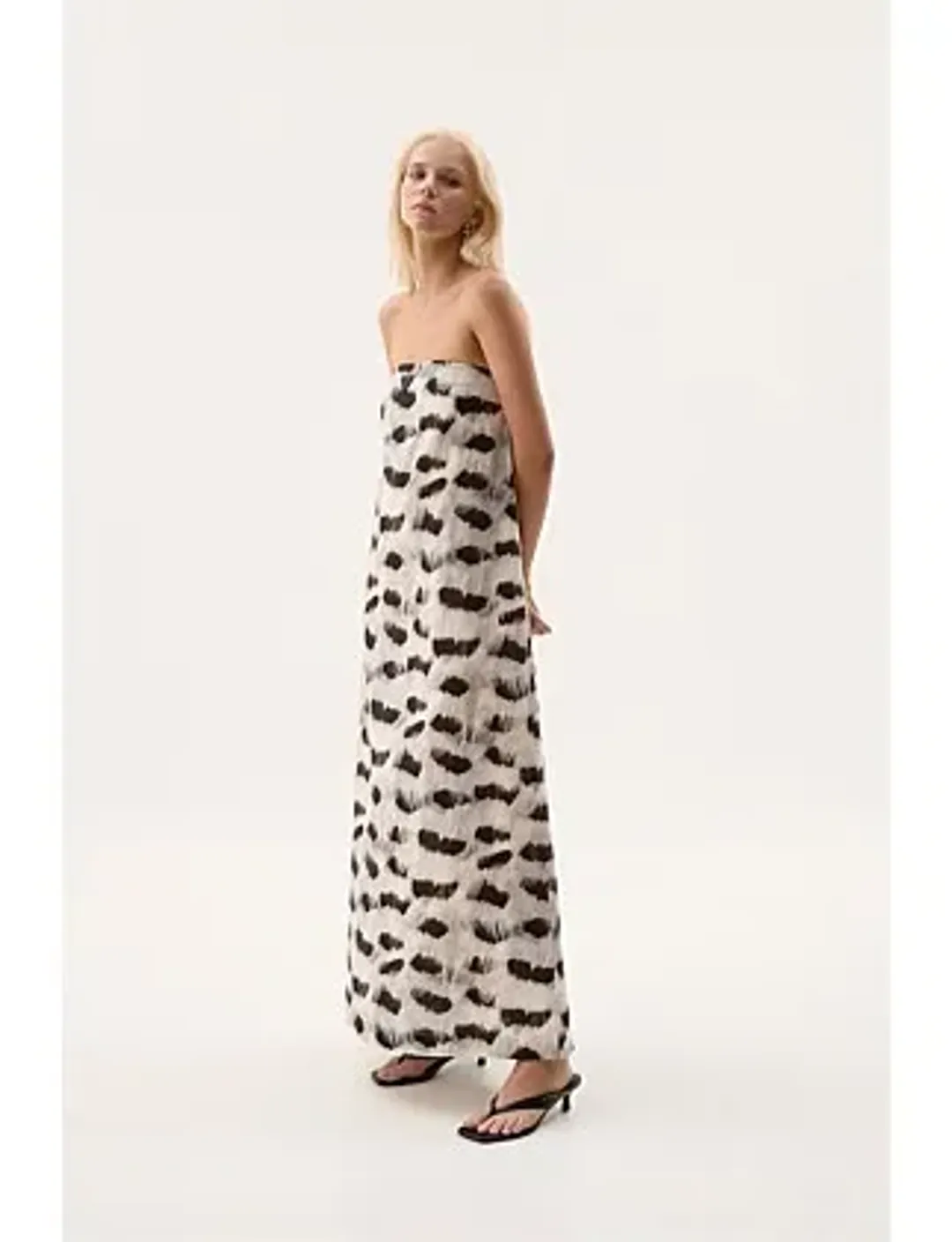 AJE Airlie Strapless Maxi Dress Multi Size 8/S for rent on The Volte - main image