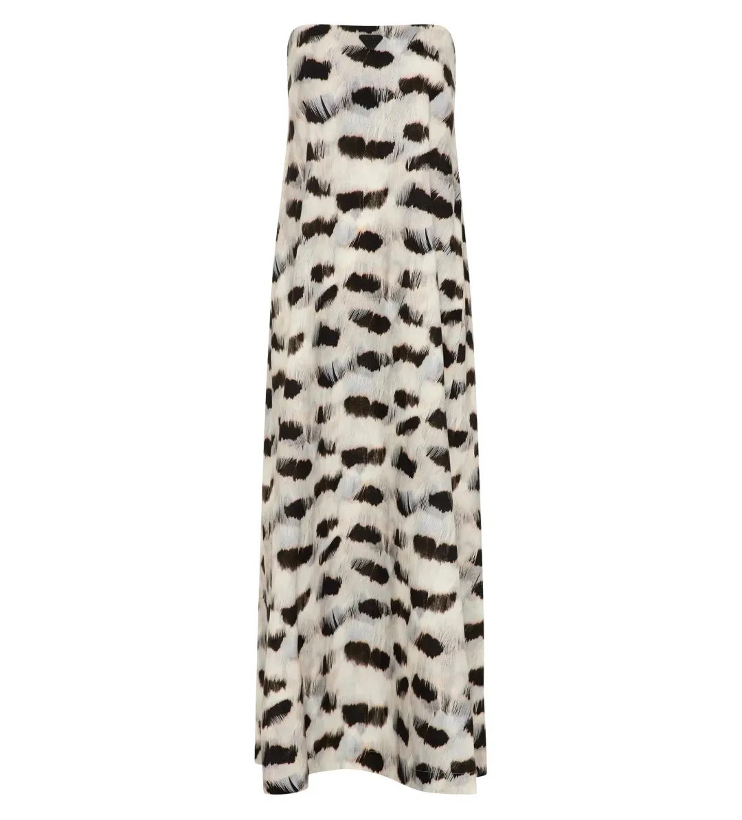 Aje Airlie Strapless Maxi Dress Light Plume Size 6/XS for rent on The Volte - main image
