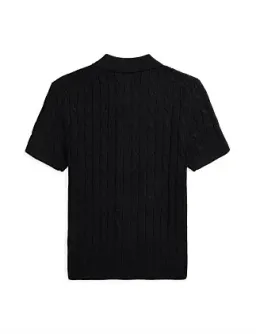 Ralph Lauren Cable-knit Polo Cardigan Black  for rent on The Volte - image 1