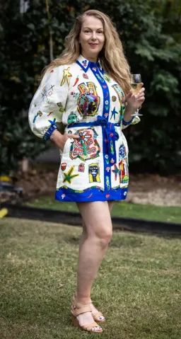 Alemais Players Mini Dress In Multicolor Size AU 16 for rent on The Volte - image 4